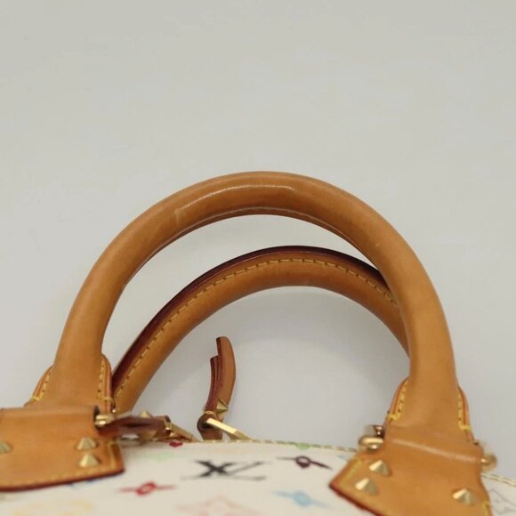 LOUIS VUITTON Monogram Multicolor Alma Hand Bag White - Picture 11 of 16